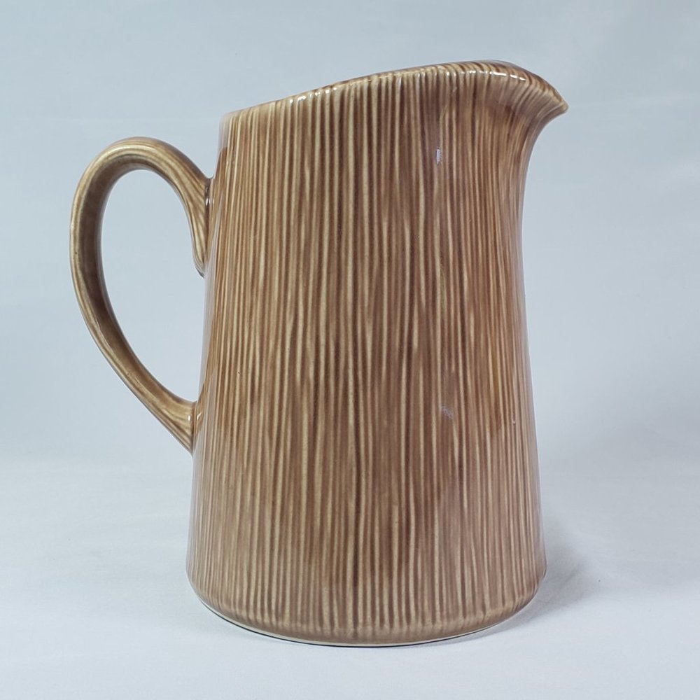 Vintage Mount Clemens / McCoy Woodgrain Pitcher